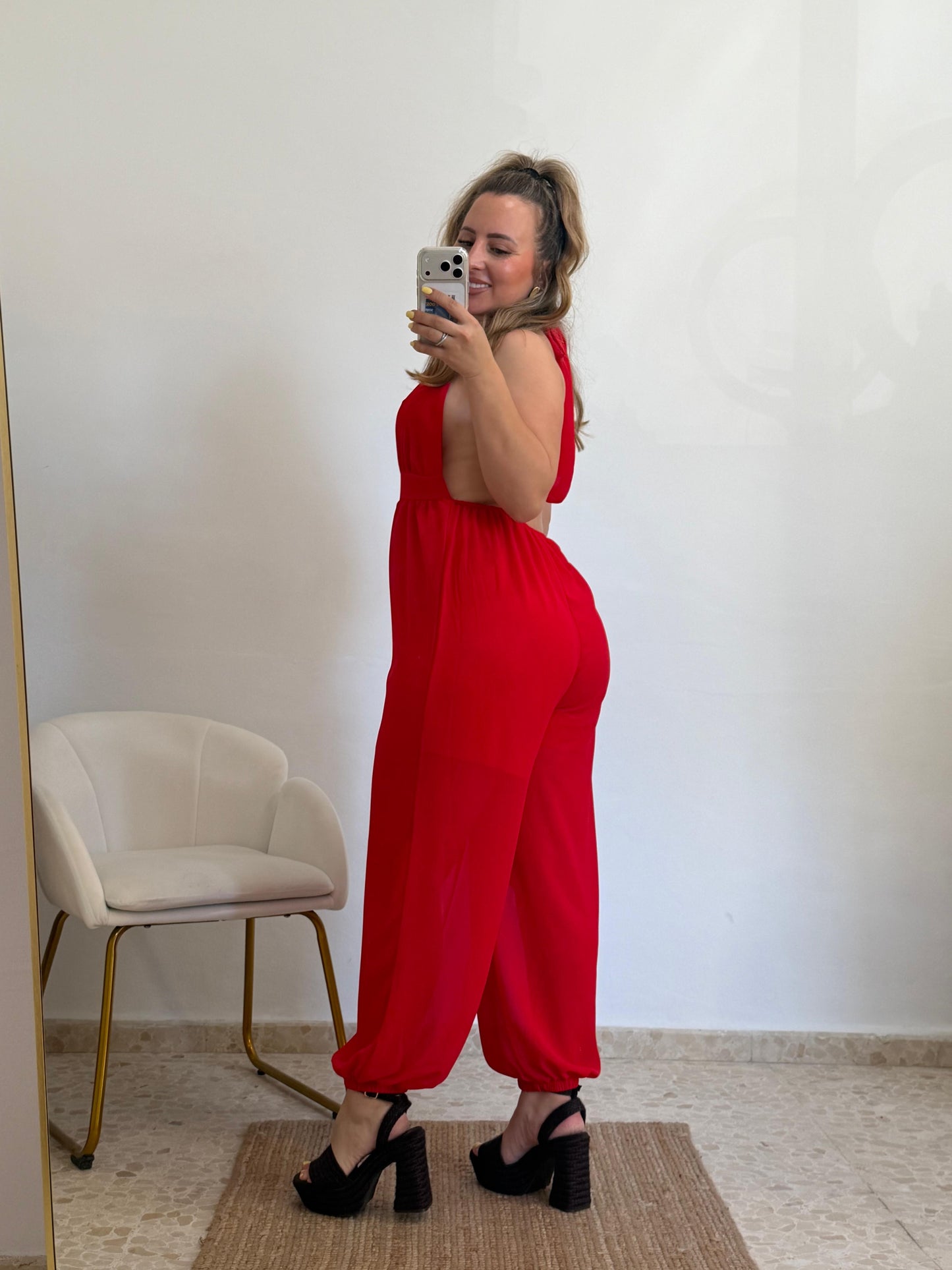 MONO GALA ROJO