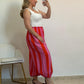 PANTALON GLOBO NARANJA Y ROSA