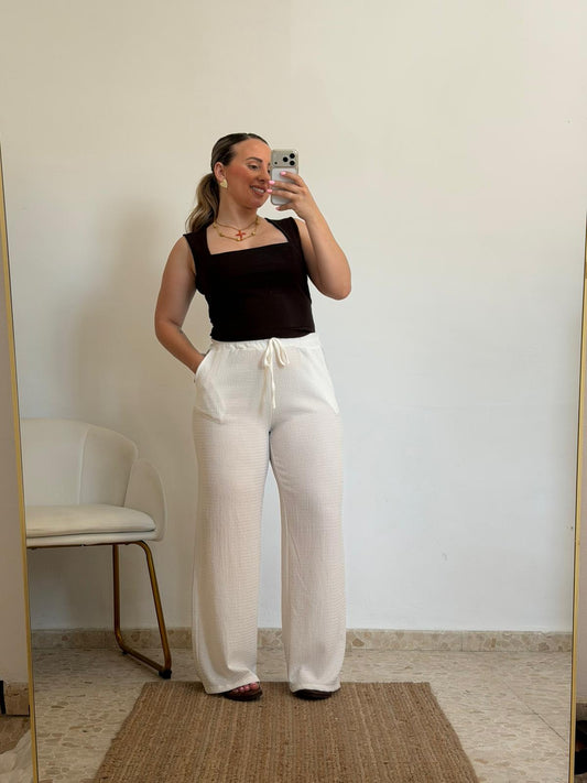 PANTALON BAMBULA BLANCO