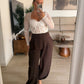 PANTALON PINZA CHOCOLATE