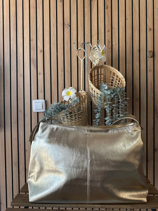 BOLSO ALBA DORADO