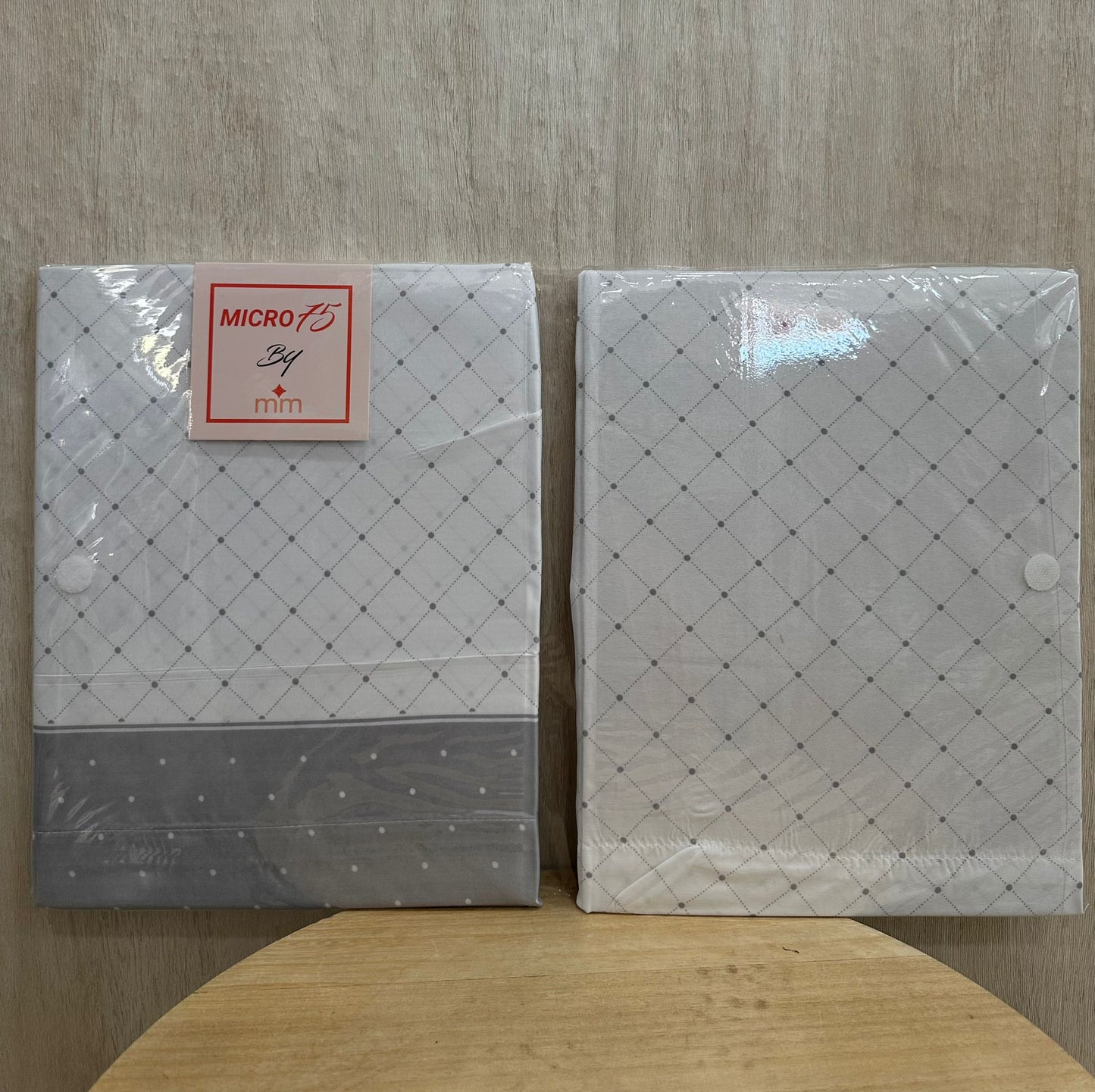 SABANAS ROMBOS GRIS 90cm