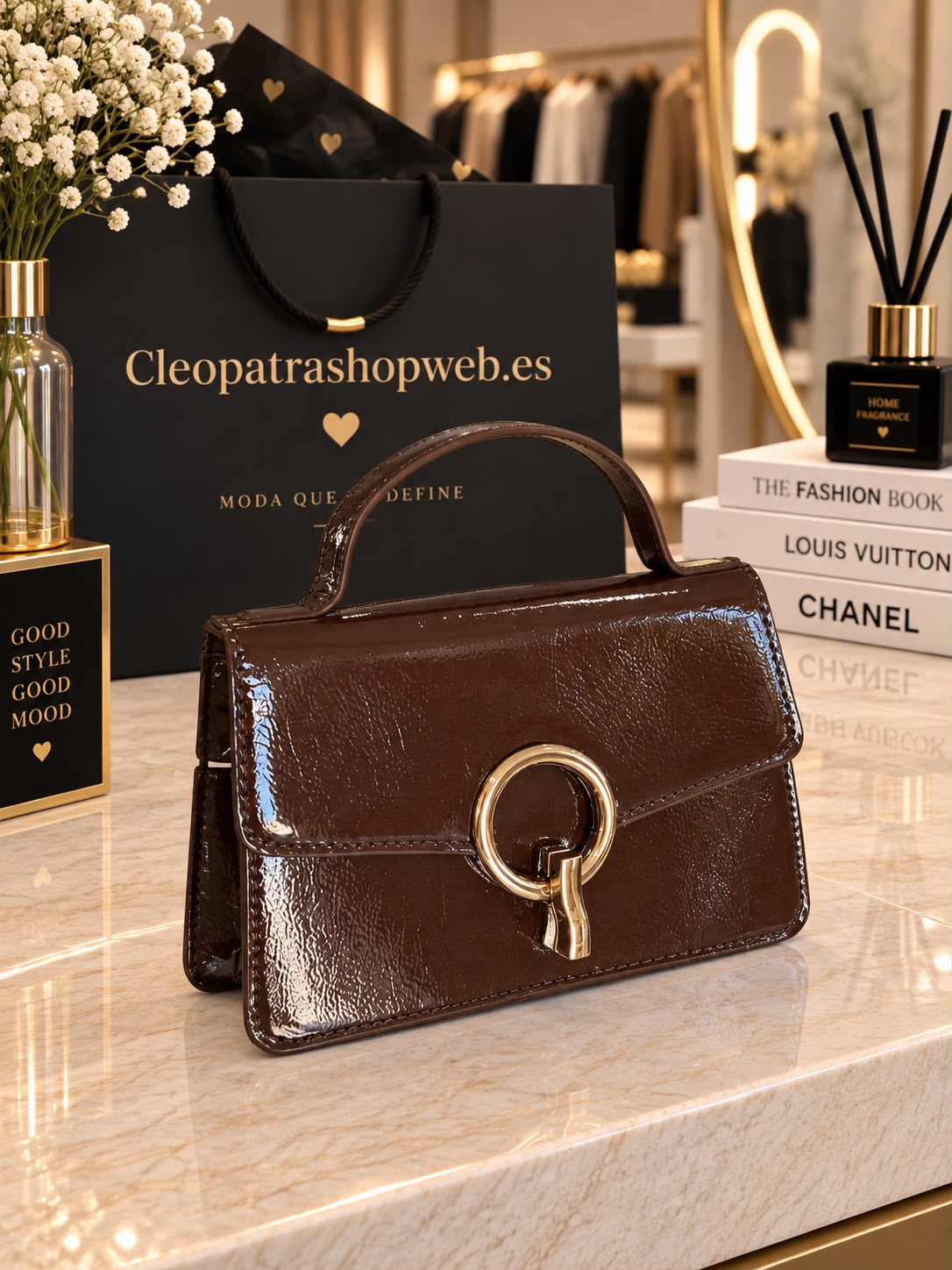 BOLSO ROMA MARRON