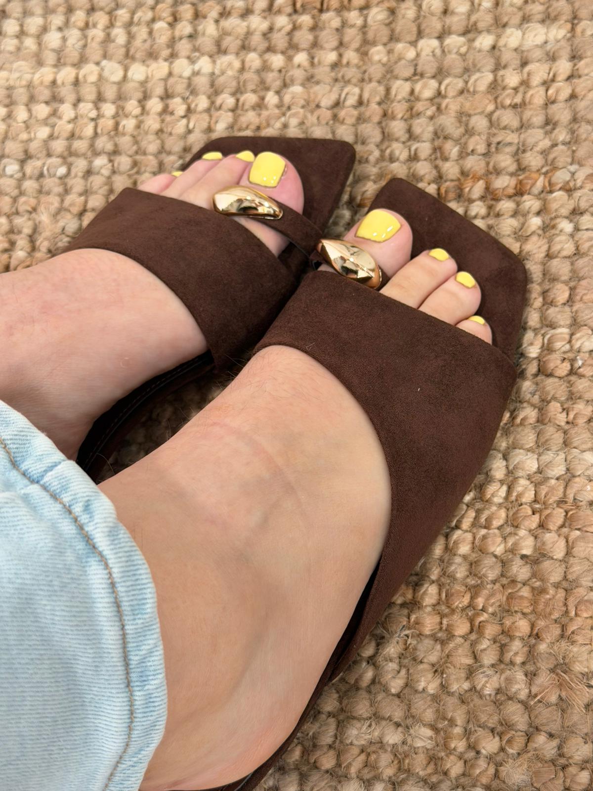 SANDALIAS ALMERIA MARRON