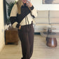 PANTALON TACHUELAS MARRON
