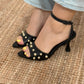 SANDALIA TACHUELAS NEGRO