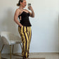 PANTALON RAYAS AMARILLO
