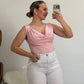 TOP PERLA ROSA