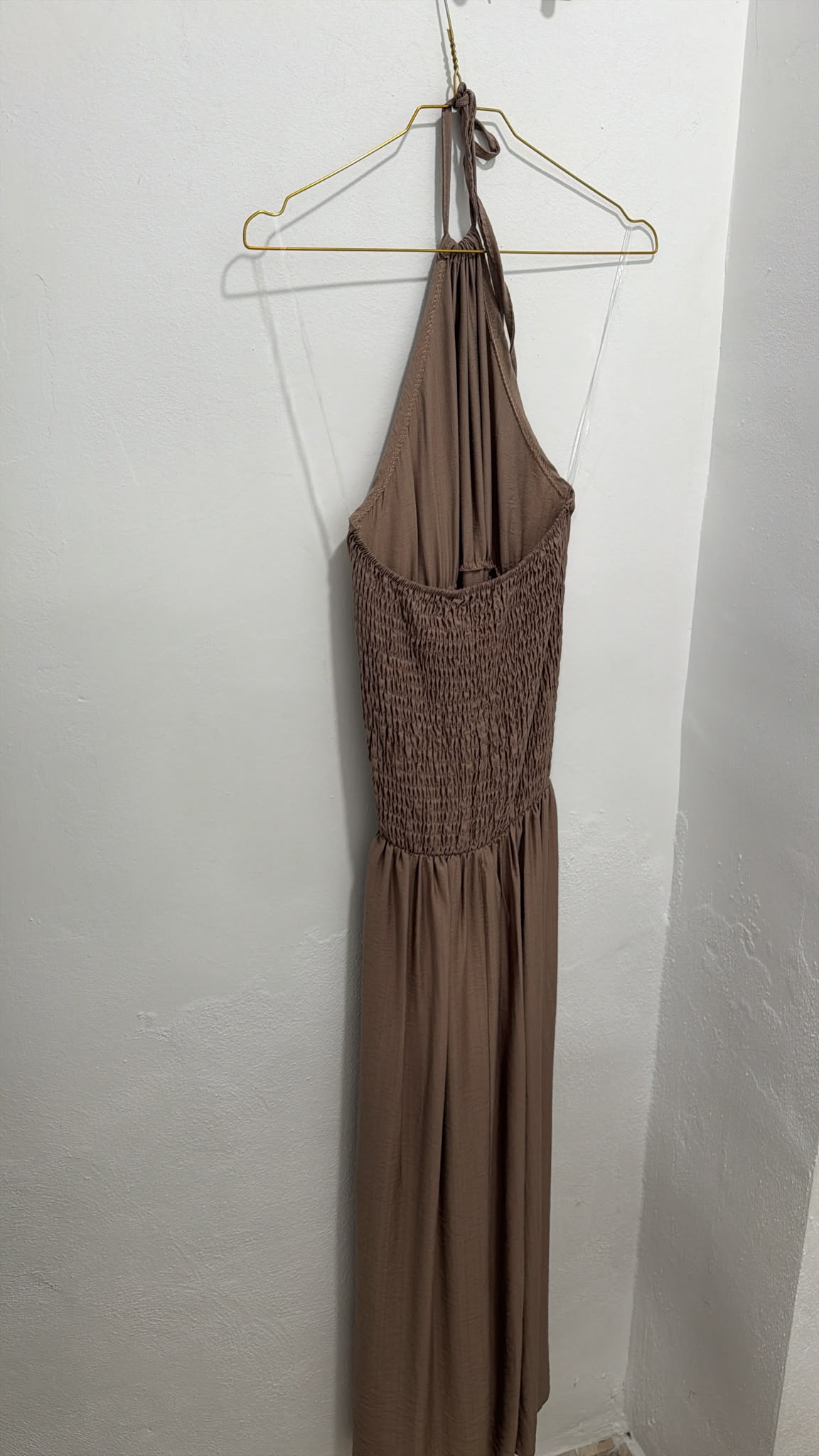 VESTIDO TAUPE
