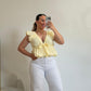 BLUSA CAYETANA AMARILLA