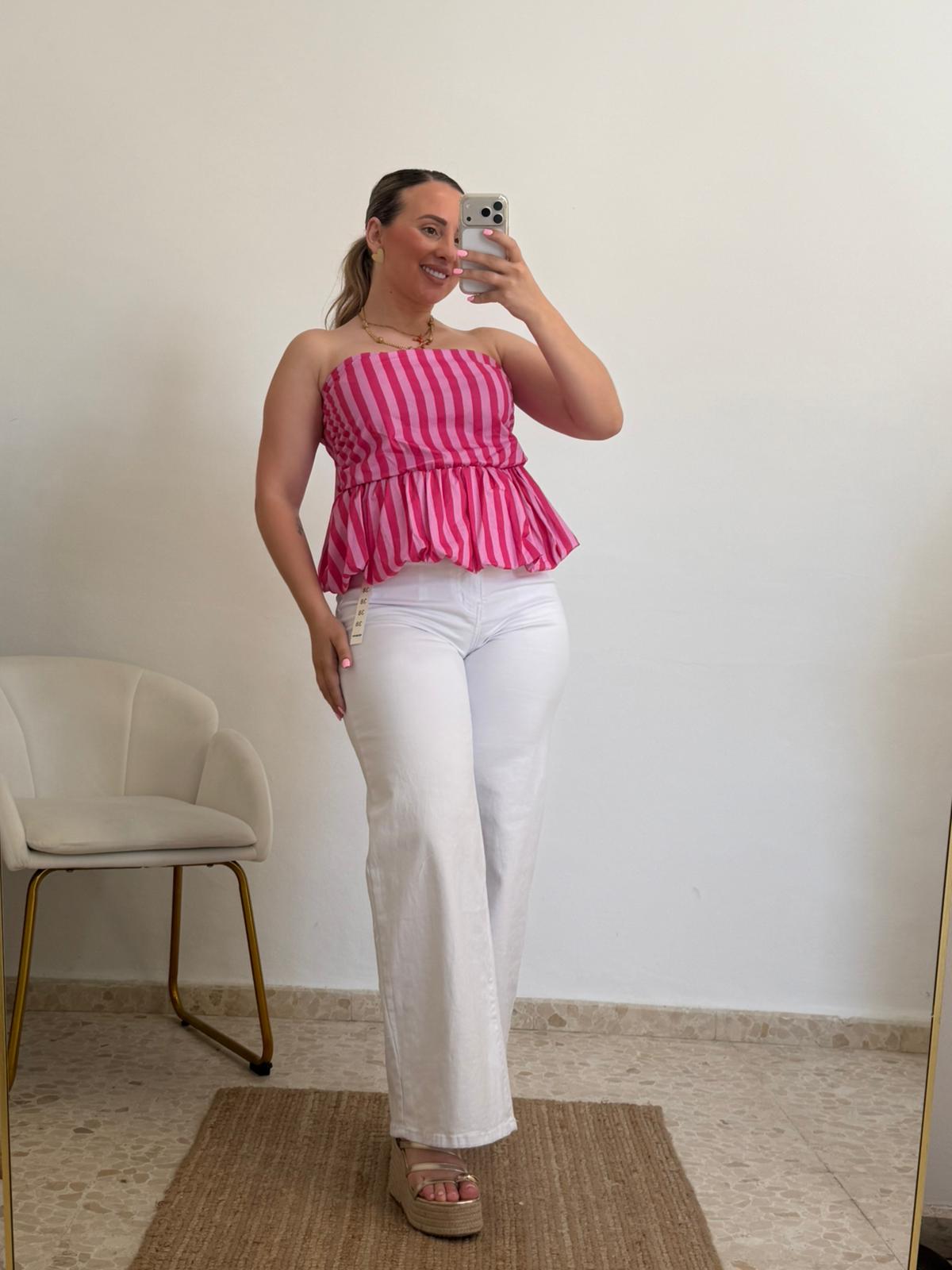 TOP RAYAS ROSA