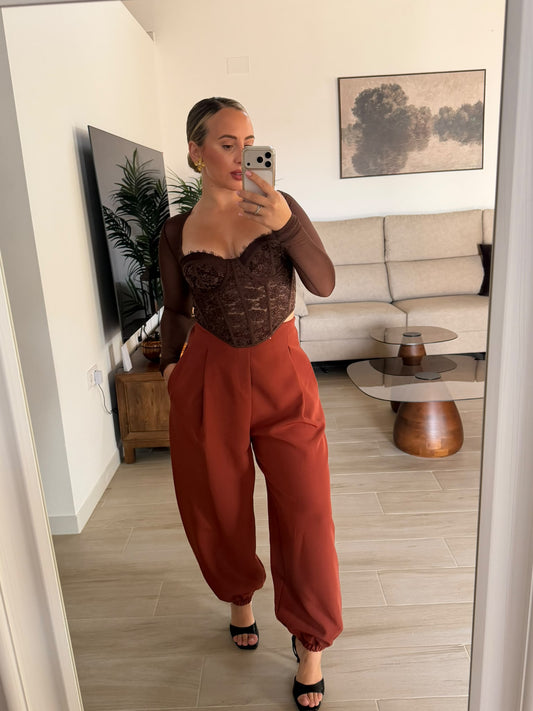 PANTALON PINZA TEJA