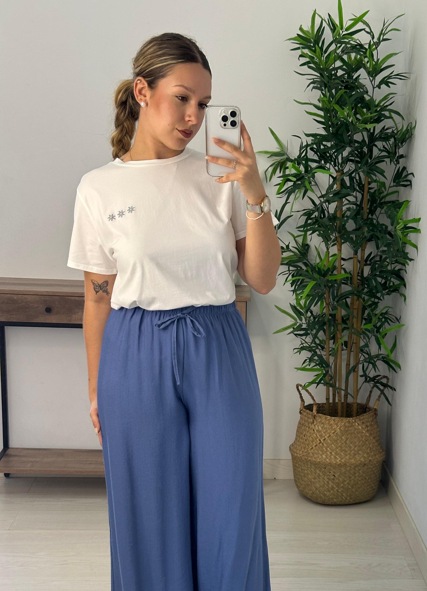CAMISETA MARGARITA BLANCA