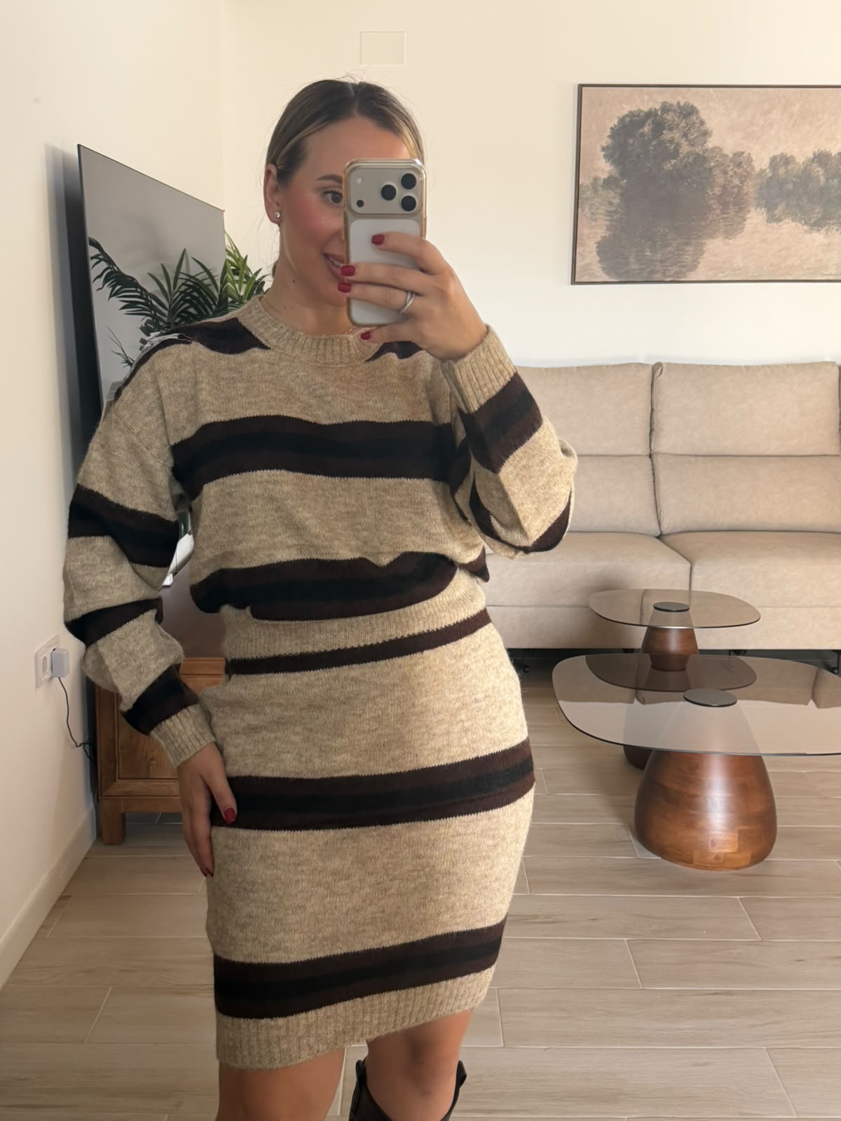 CONJUNTO PUNTO BEIGE