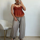 PANTALON AMERI GLOBO TAUPE