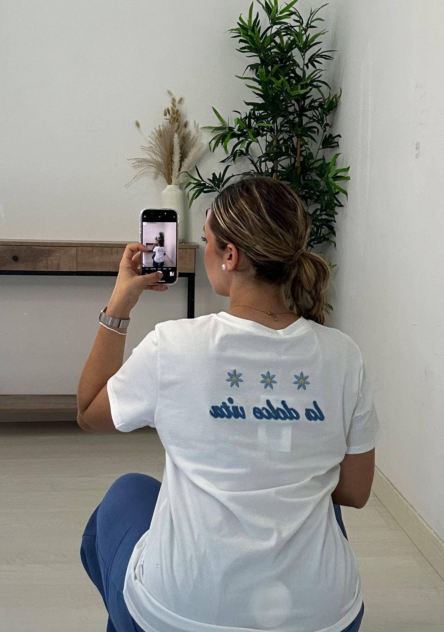 CAMISETA MARGARITA BLANCA