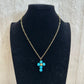 COLLAR CRUZ AZUL