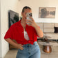CAMISA PANA ROJA