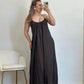 VESTIDO MARTINA MARRON CHOCOLATE