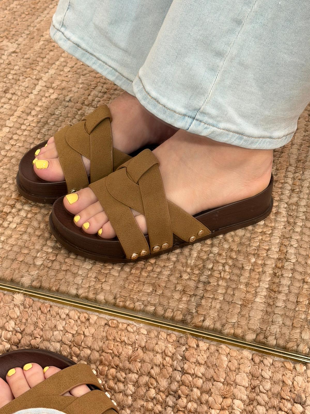SANDALIAS GRECIA KAKI