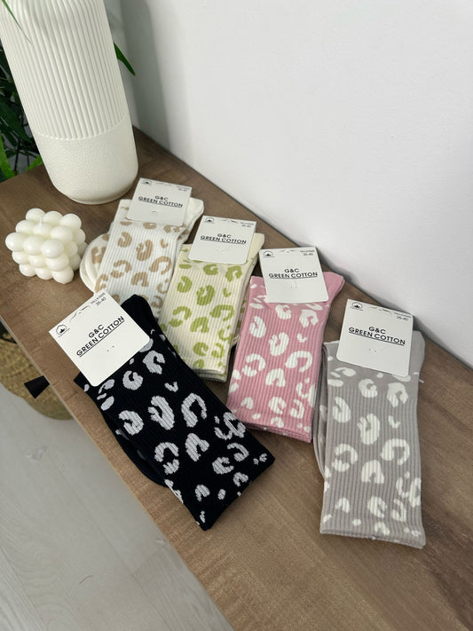CALCETINES LEOPARDO