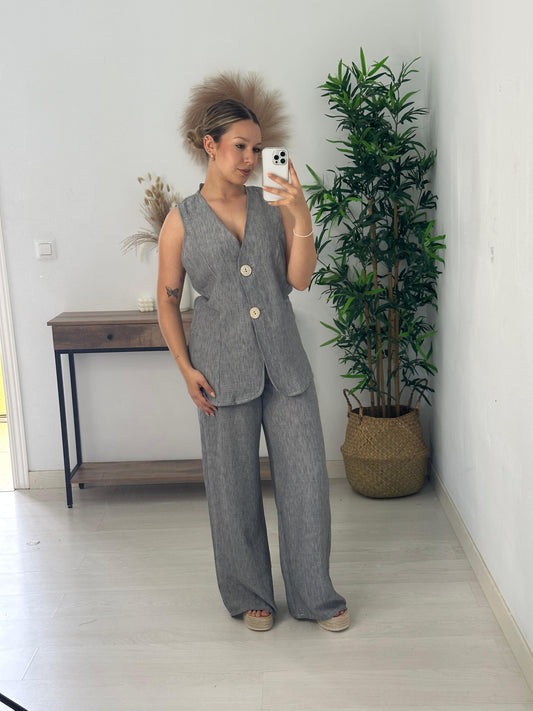 CONJUNTO GALA GRIS