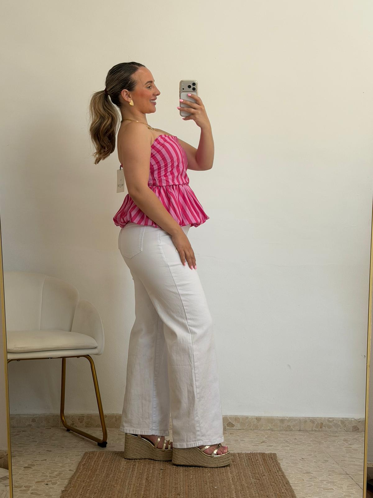 TOP RAYAS ROSA