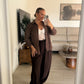 PANTALON FLUIDO MARRON