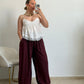 PANTALON AMERI GLOBO BURDEOS