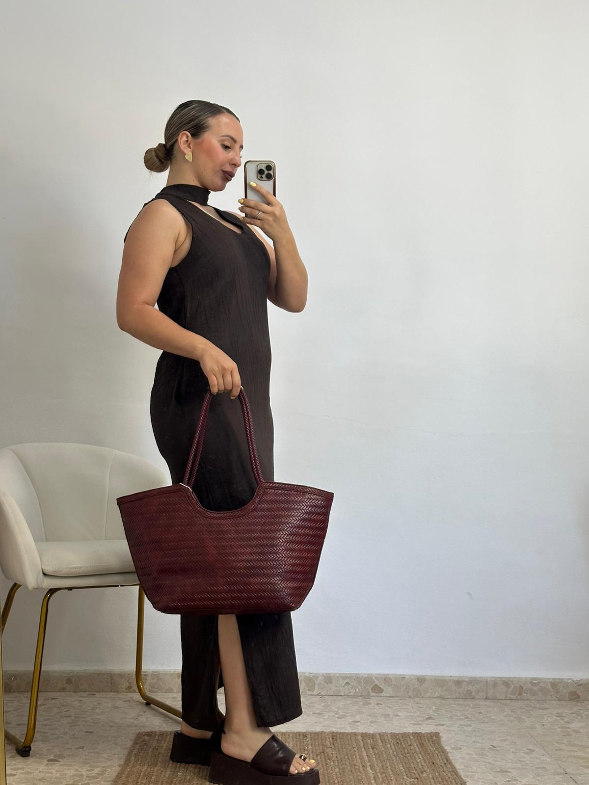 BOLSO AURA BURDEOS