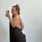 VESTIDO MARTINA MARRON CHOCOLATE