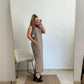 VESTIDO LIA TAUPE