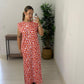 VESTIDO LEOPARDO ROJO