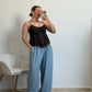 PANTALON AMERI GLOBO AZUL