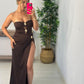 CONJUNTO ALBA MARRON