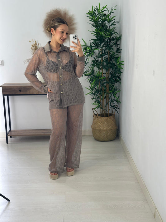 CAMISA DE ENCAJE