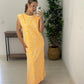 VESTIDO LEOPARDO AMARILLO
